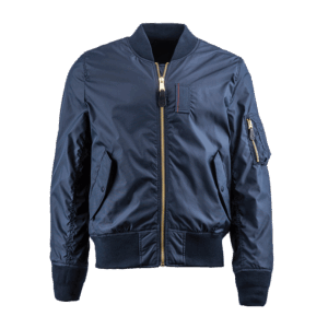 Short Nylon-Effect Puffer Jacket